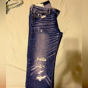 Abercrombie and fitch jeans. Destroyed, 30 x 32.